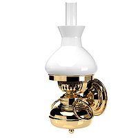 Caroti  Wall sconce oil lamp sea theme  complementi temed vintage  brass