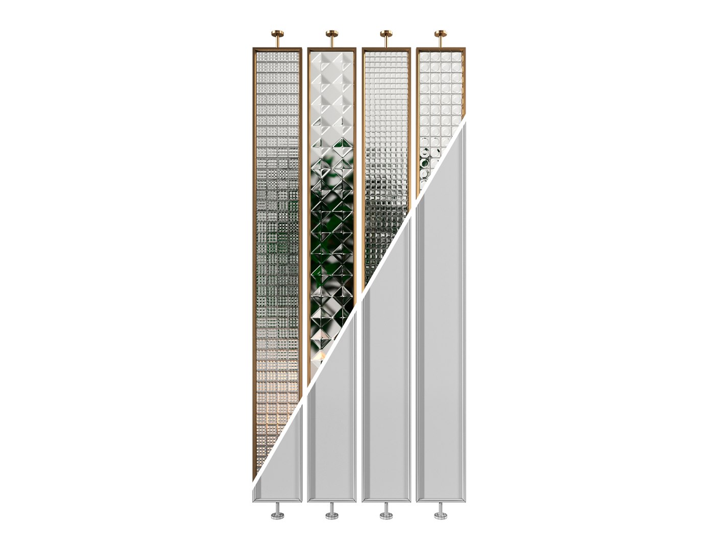 Glass Partition 15 3D Model - TurboSquid 1906939