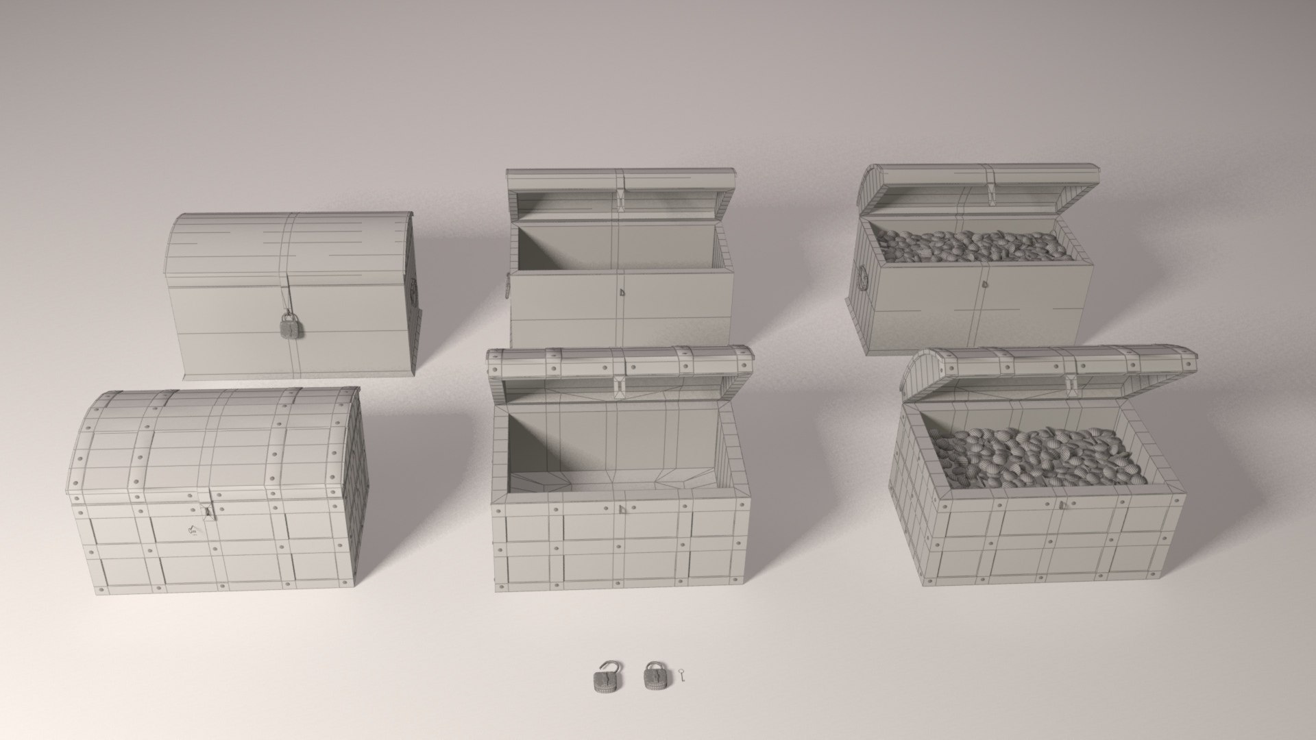Pirate treasure chests model https://p.turbosquid.com/ts-thumb/er/HP4gjK/MV/piratechestsrender18wire/jpg/1618967730/1920x1080/fit_q87/e5fc78198b0270933d1c29e122da25b9502184b6/piratechestsrender18wire.jpg