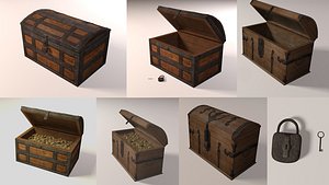 Pirate treasure chests