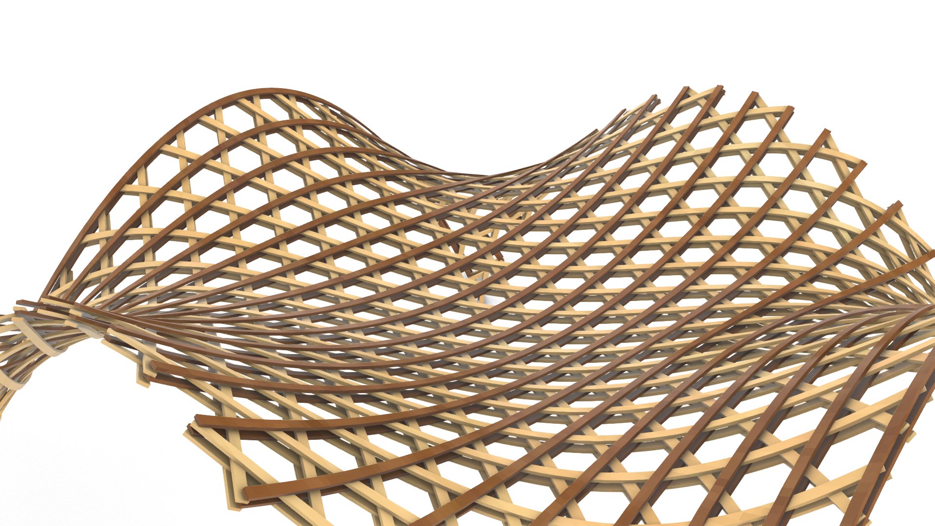 Elastic GridShell Structure 4 3D - TurboSquid 2340565