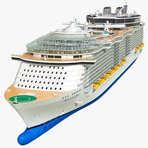 Oasis Class Cruise Ship Symphony of The Seas model