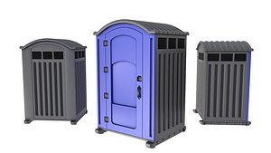 Portable Toilet 3D model
