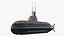 Diesel Electric Submarine HDW Class 212A Half Wet