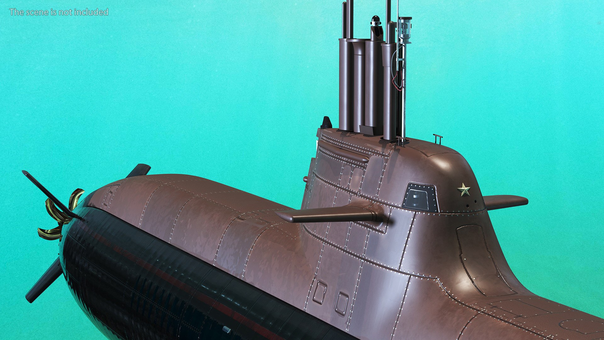 3D Diesel Electric Submarine HDW Class 212A Half Wet TurboSquid 2068514