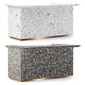 Soke marble bar counter 3D model