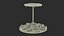 Round Multi Guitar Stand 3D model