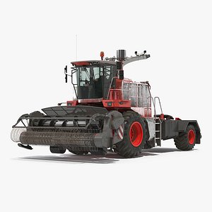 Combine Harvester Generic Dirty 3D Model