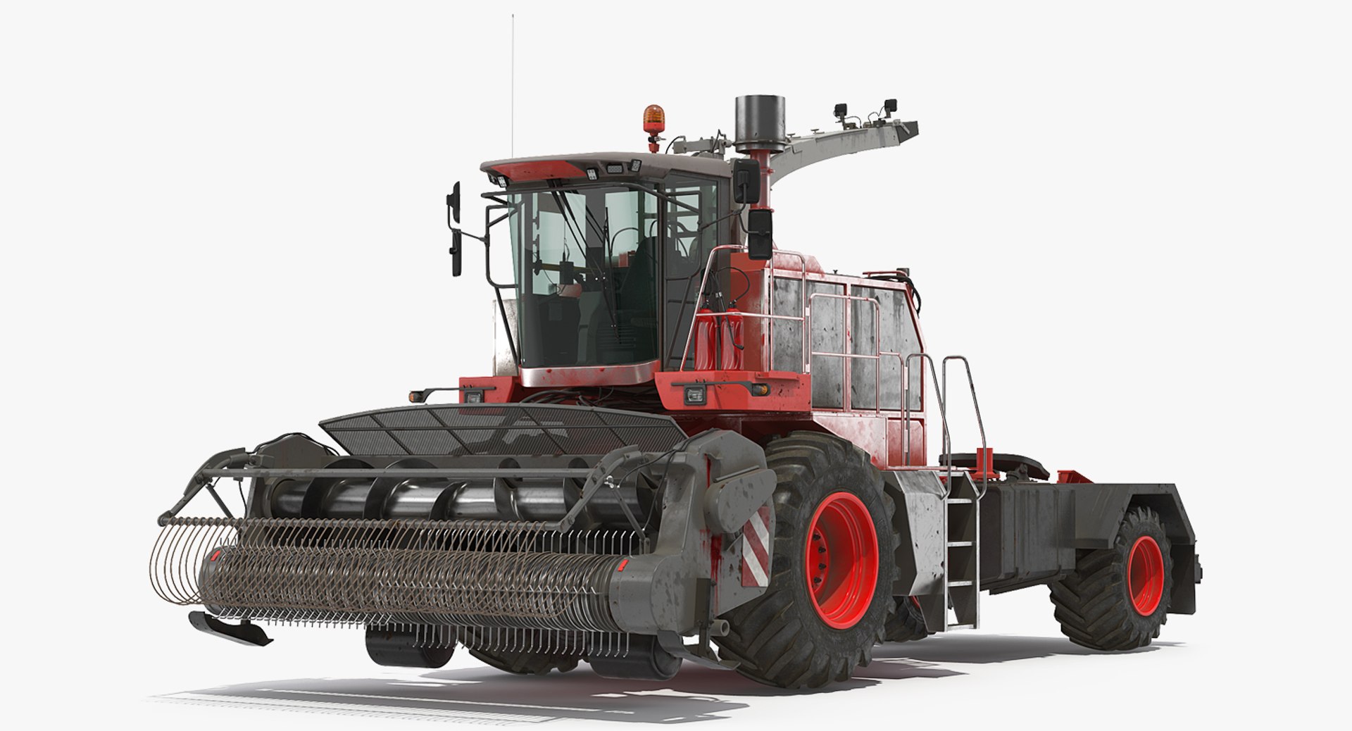 Combine Harvester Generic Dirty 3D Model 3D model preview