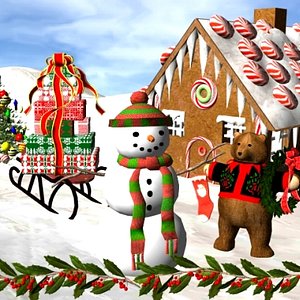 lightwave christmas ornament