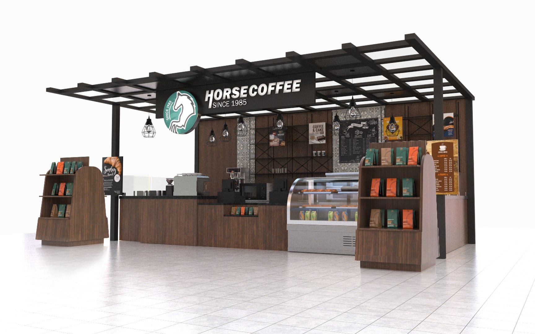 Coffee I Kiosk Model I Coffee Shop | 3D model