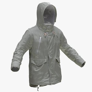 Down Coat 209 - All MH Bodies  UE5 Skeletons - Rigged 3D model