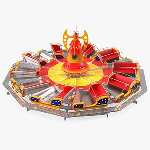 Flat Ride Round Carousel
