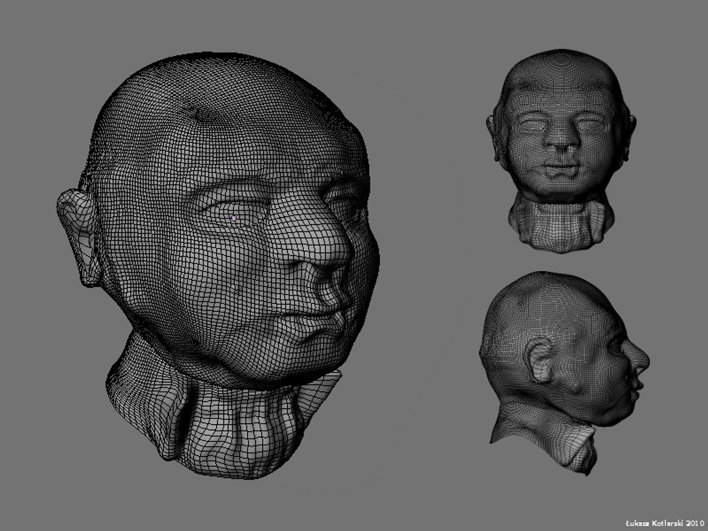 bust man 3d model