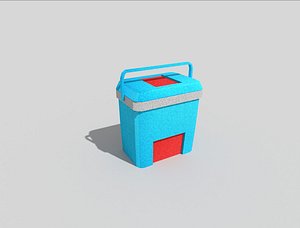 beach cooler 3d model