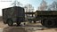 TFK250 Military Cooking Trailer Vehicle Folded