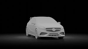 Mercedes-Benz A45 AMG 2017 3D model