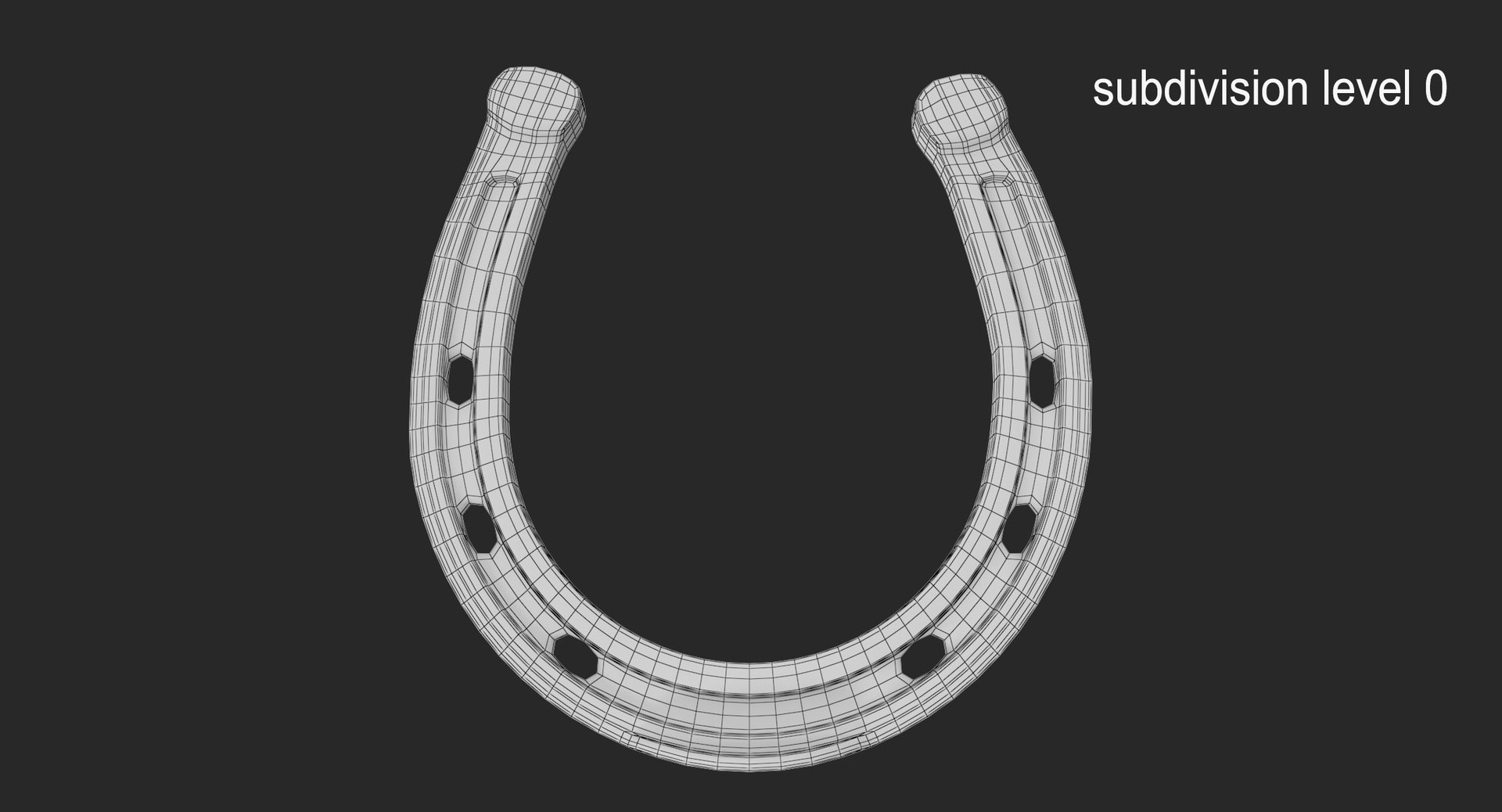 old worn horseshoe 3d model https://p.turbosquid.com/ts-thumb/er/iTA5lO/rxi6xzqS/wire02/jpg/1545448978/1920x1080/fit_q87/2ca0a2c21494794ae0aae50db0c23e37a97b0734/wire02.jpg
