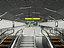 3D-Modell einer modernen U-Bahn-Stationshalle