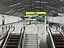 3D-Modell einer modernen U-Bahn-Stationshalle