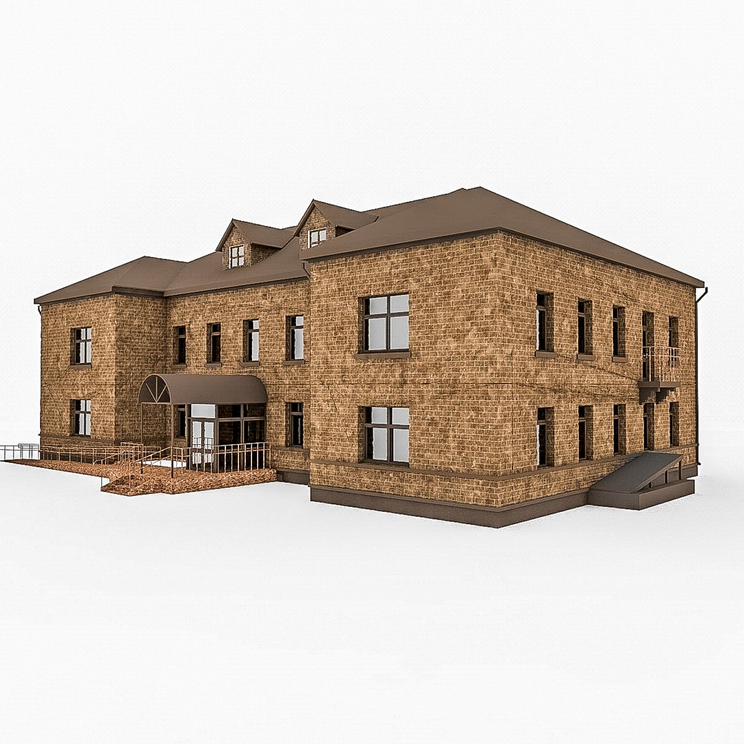 3d 3ds City Office Building