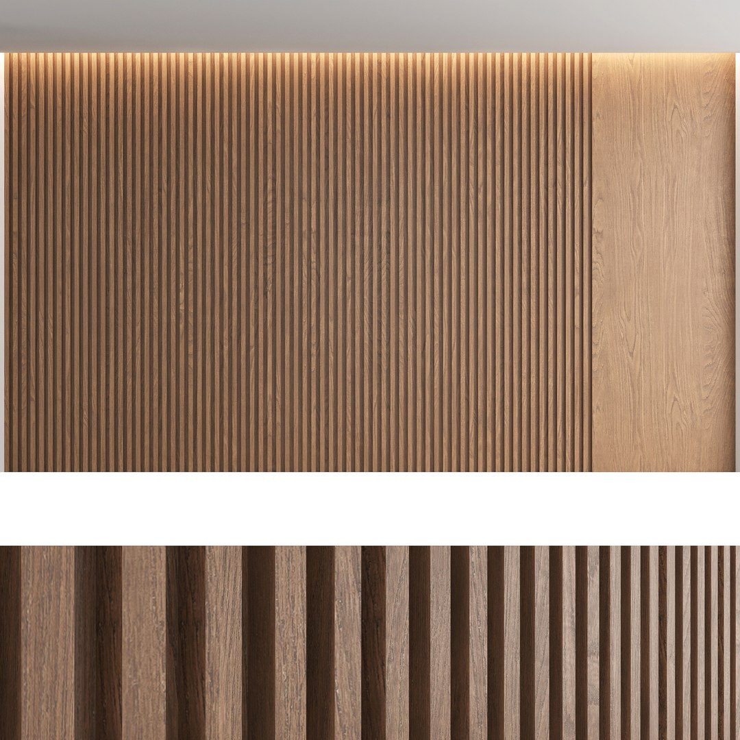 Wood Wall Panels 3D Model TurboSquid 1532209
