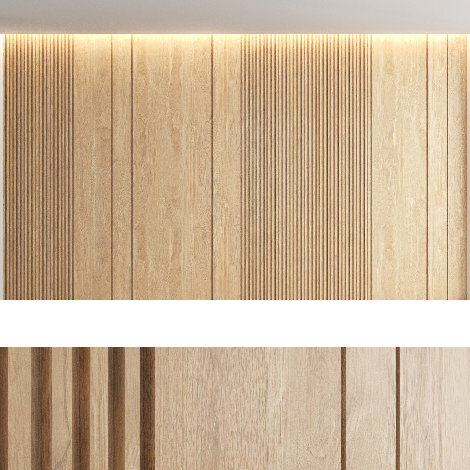 Wood wall panels 3D model - TurboSquid 1532209