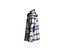 Mens shirt with check and solid fabric