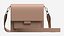 Women Shoulder Bag Light Brown Leather
