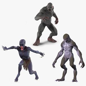 Monster Beasts Rigged Collection 2