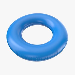 Blue Inflatable Ring 3D