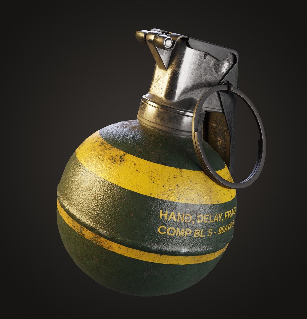 Frag grenades 3D model - TurboSquid 1700410