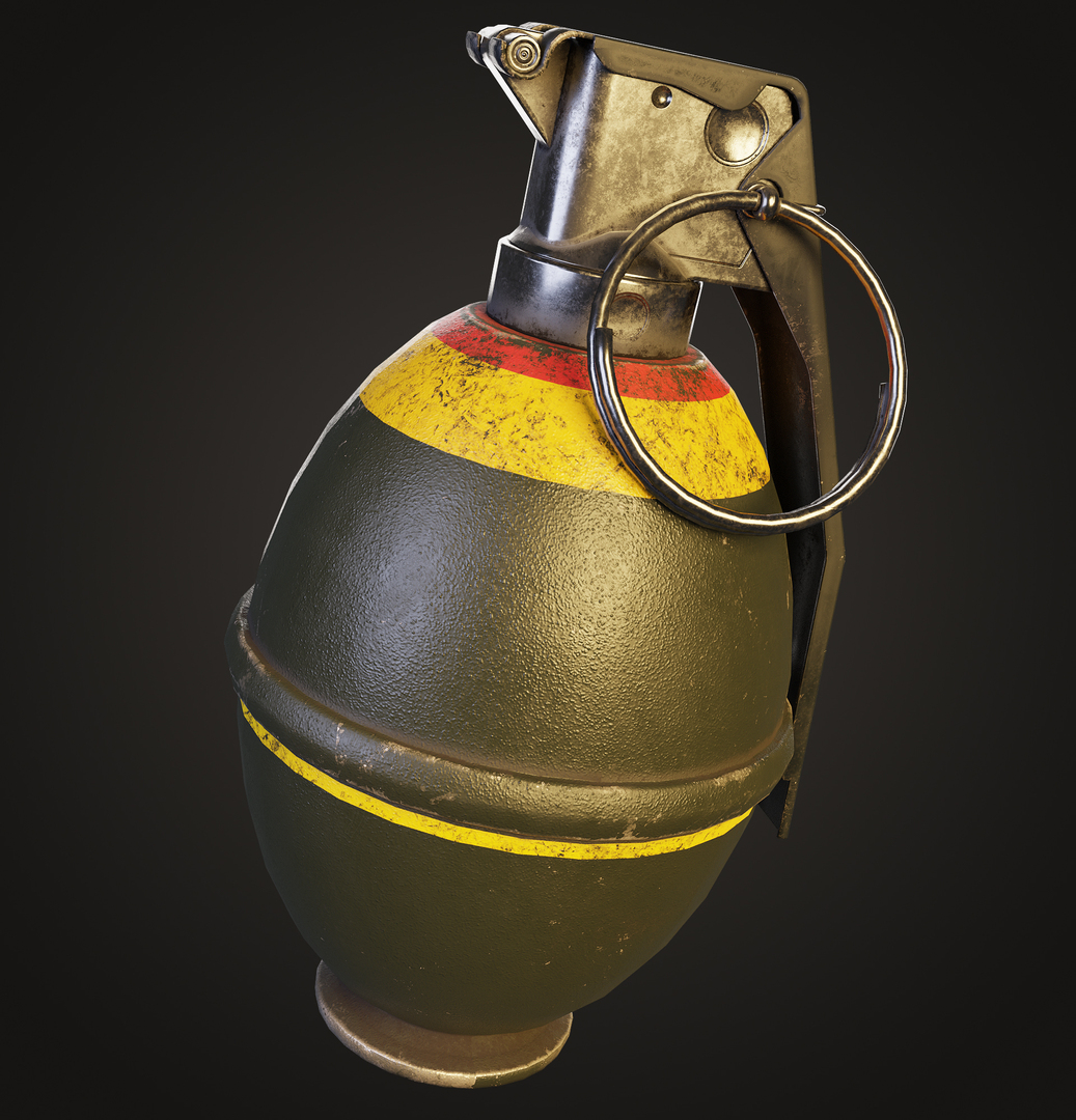 Frag grenades 3D model - TurboSquid 1700410