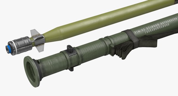 3d model fim-92 stinger set