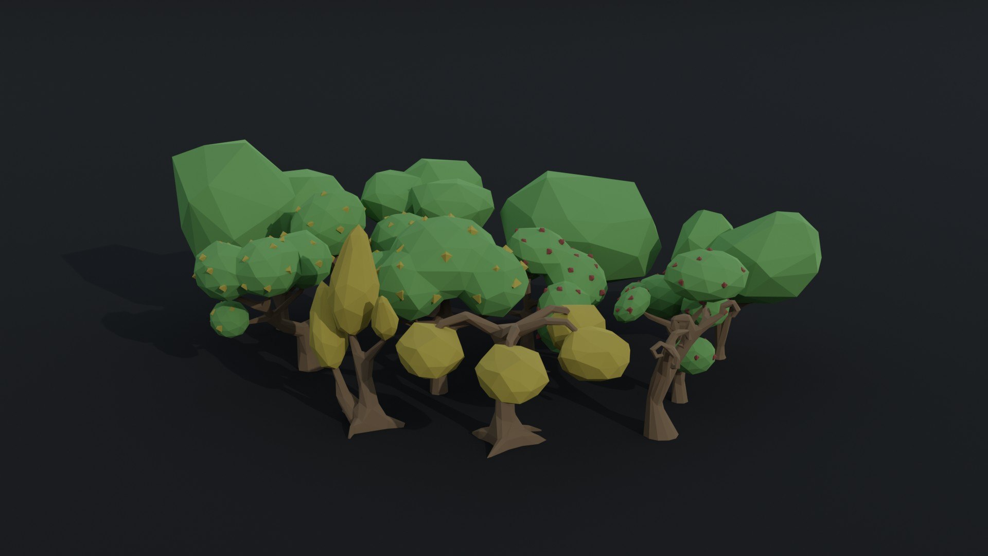 Low-poly Cartoon trees Polygonal Style 3D model https://p.turbosquid.com/ts-thumb/er/tE2HAD/xF/1/jpg/1707462764/1920x1080/fit_q87/2fef409ba2d80a023479d5fa626ecbb0c84d0fd3/1.jpg