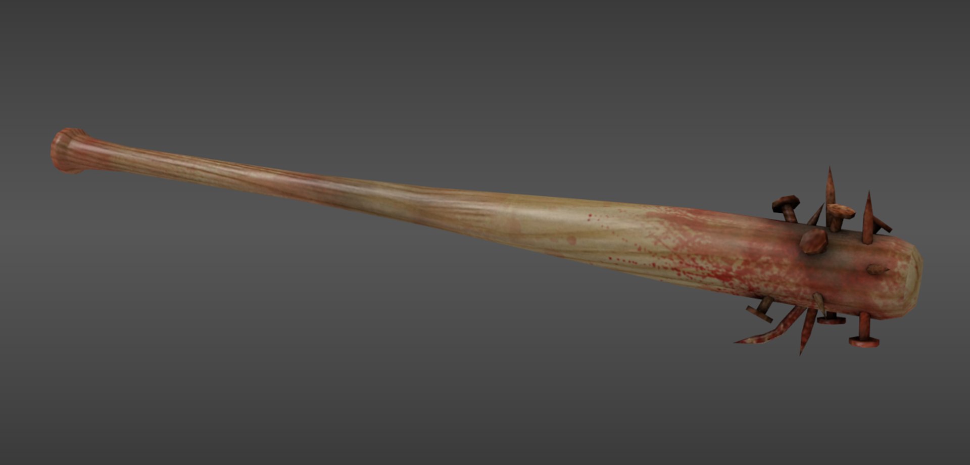 3d zombie baseball bat