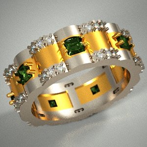 Ring "Bars" STL
