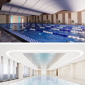 collection swimming pools -B1 3D model