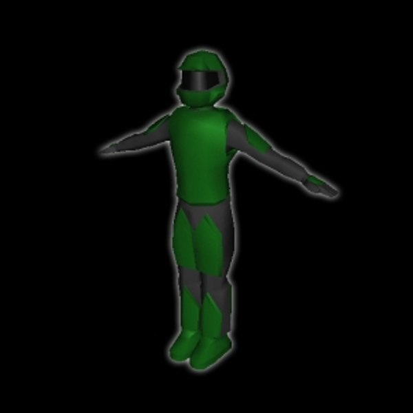 Free Futuristic Soldier 3d Model