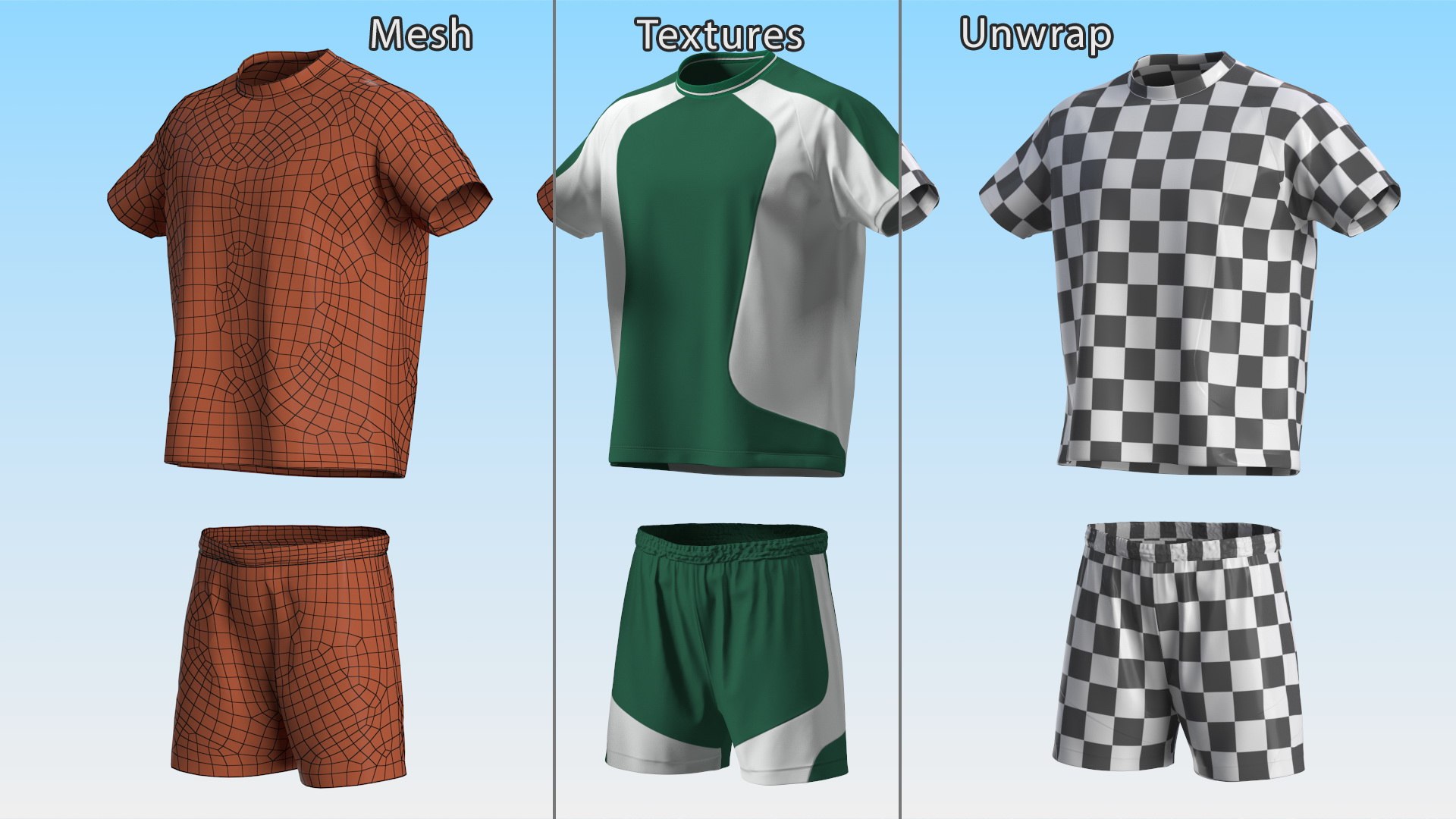 3D Soccer Uniform With Shin Guards - TurboSquid 2245880