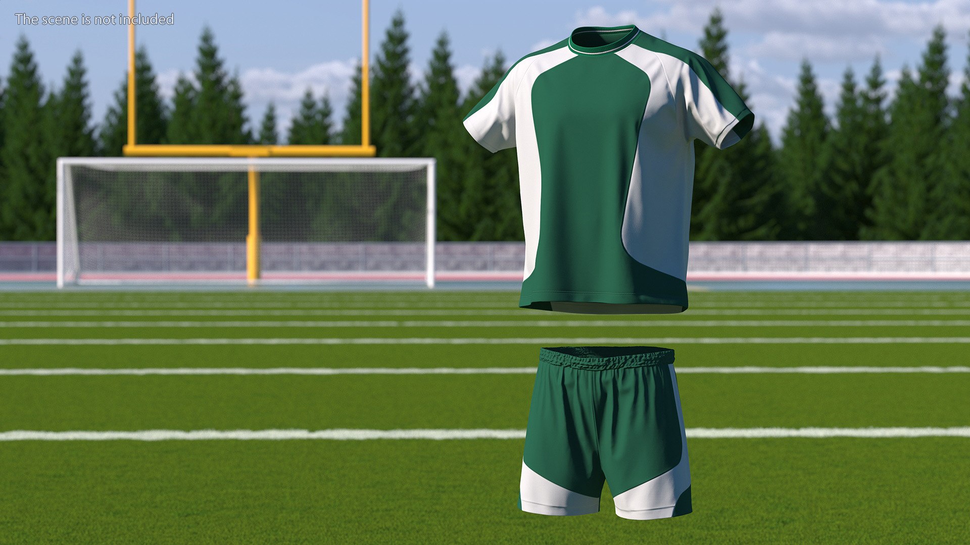 3D Soccer Uniform With Shin Guards - TurboSquid 2245880