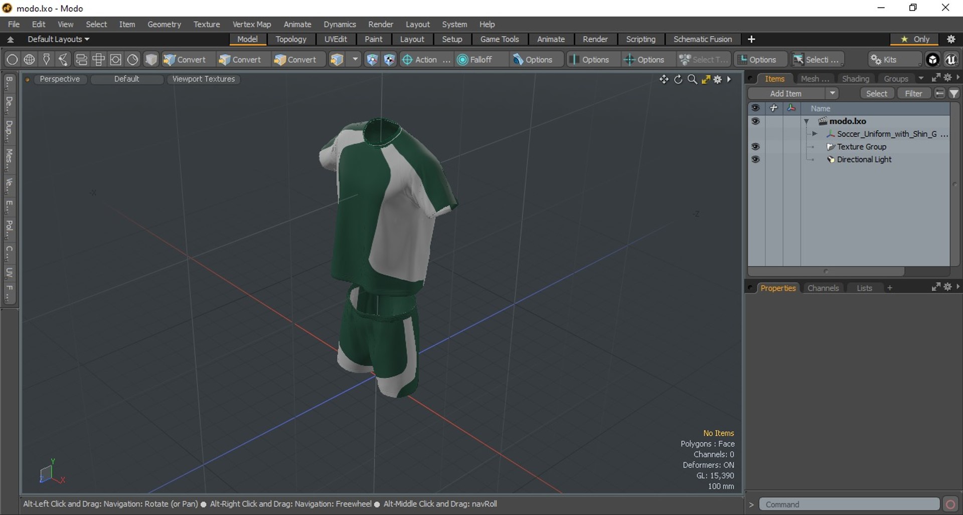 3D Soccer Uniform With Shin Guards - TurboSquid 2245880