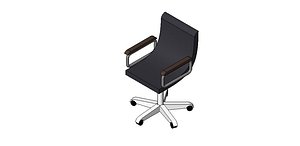 Office Seat in Revit 2012 (with material parameter)