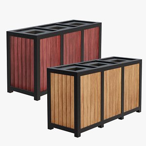 3D Recycling bins