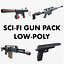 Sci-Fi Gun Pack Low-Poly PBR