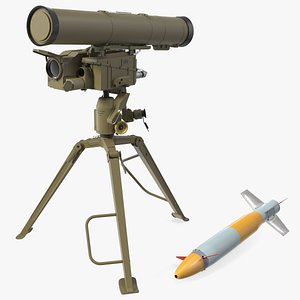 Anti Tank Missile Complex AT-14 Spriggan 3D model