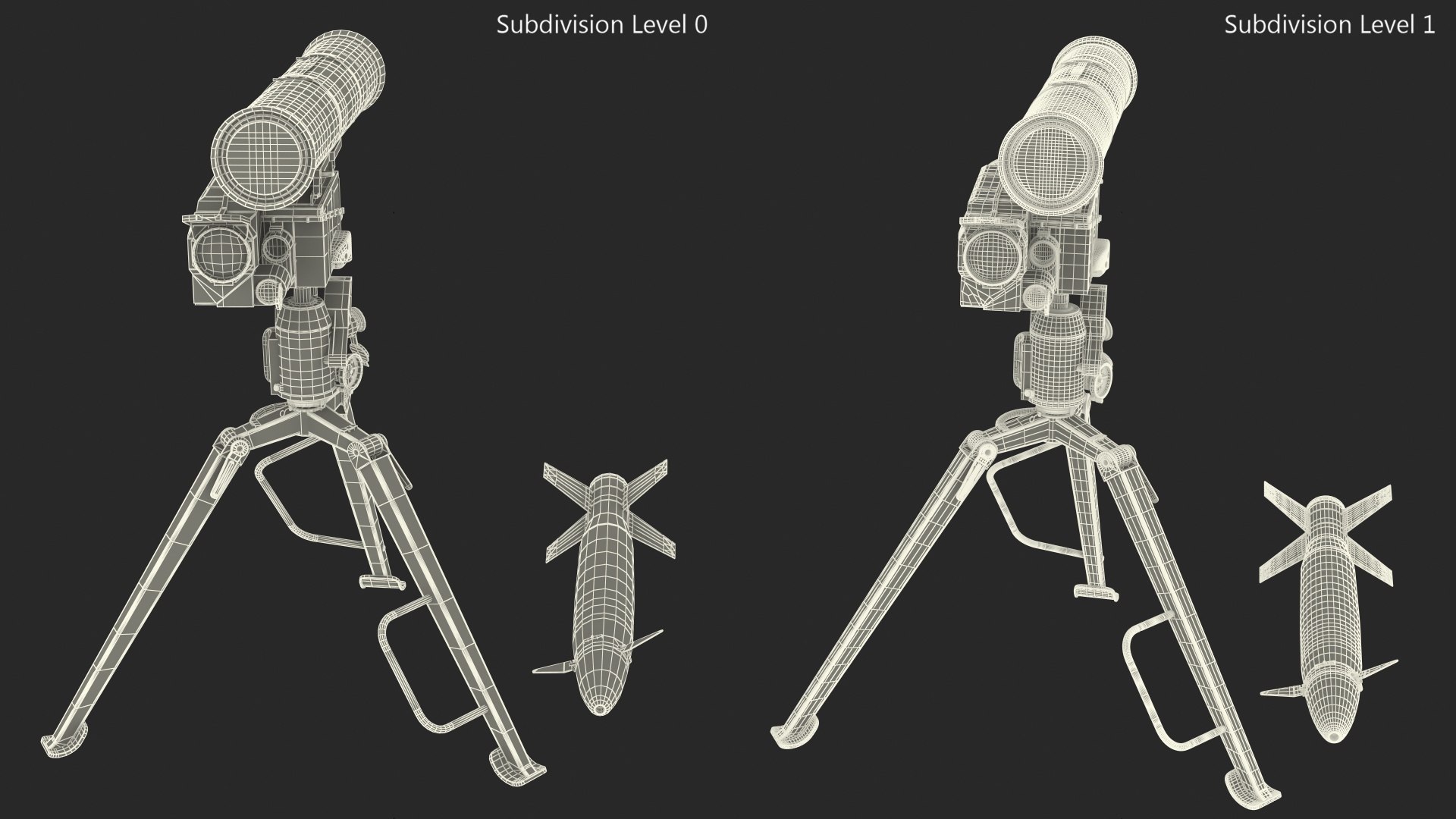 Anti Tank Missile Complex AT-14 Spriggan 3D model https://p.turbosquid.com/ts-thumb/es/SjJIUx/Ir/antitankmissilecomplexat14sprigganvray3dmodel023/jpg/1668320656/1920x1080/fit_q87/c8b2318cdf8d6ad9a51272f78b9d8781bbf84bd8/antitankmissilecomplexat14sprigganvray3dmodel023.jpg