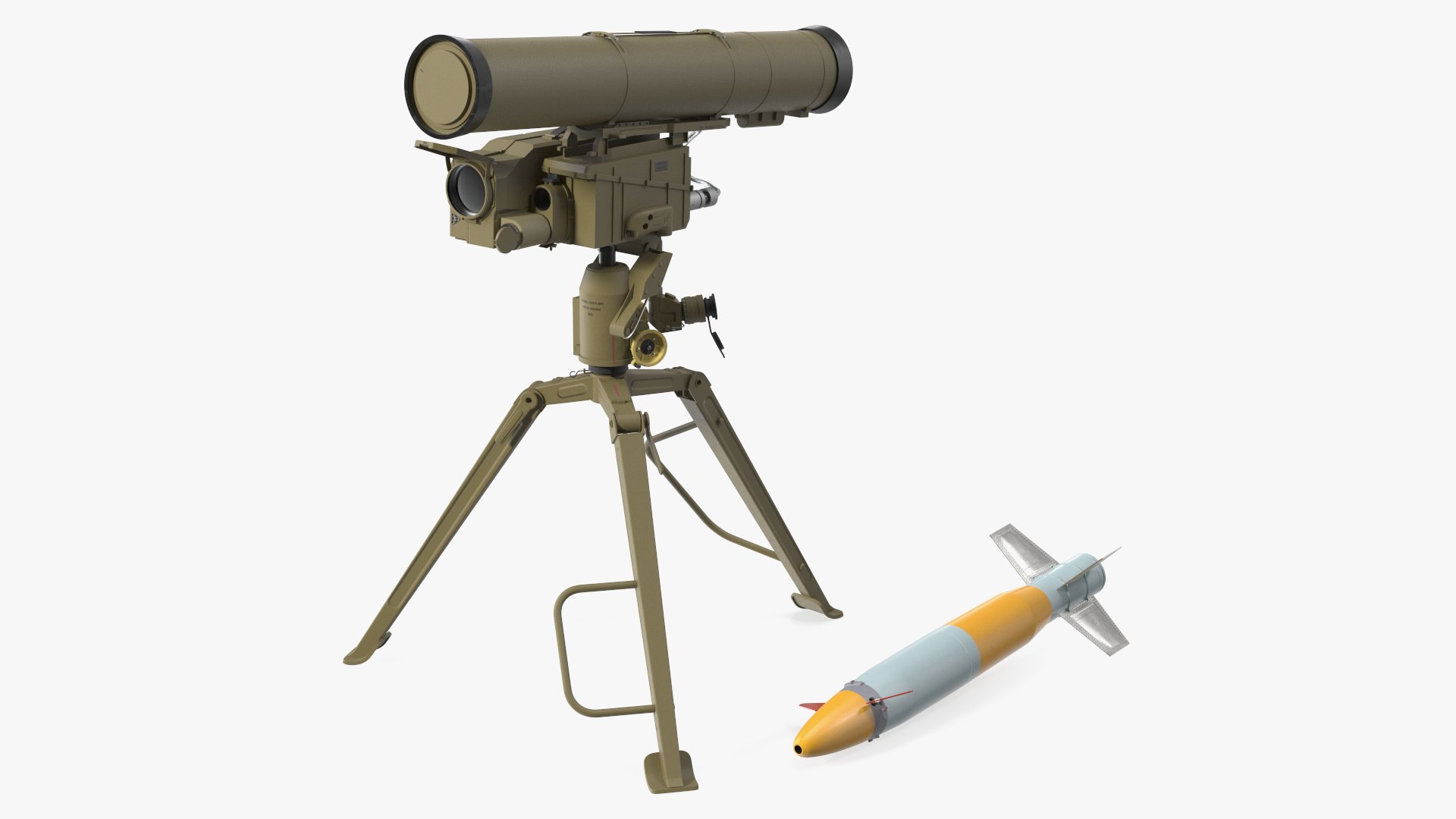Anti Tank Missile Complex AT-14 Spriggan 3D model preview