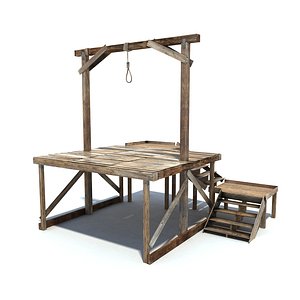 Low Poly Wild West Gallow