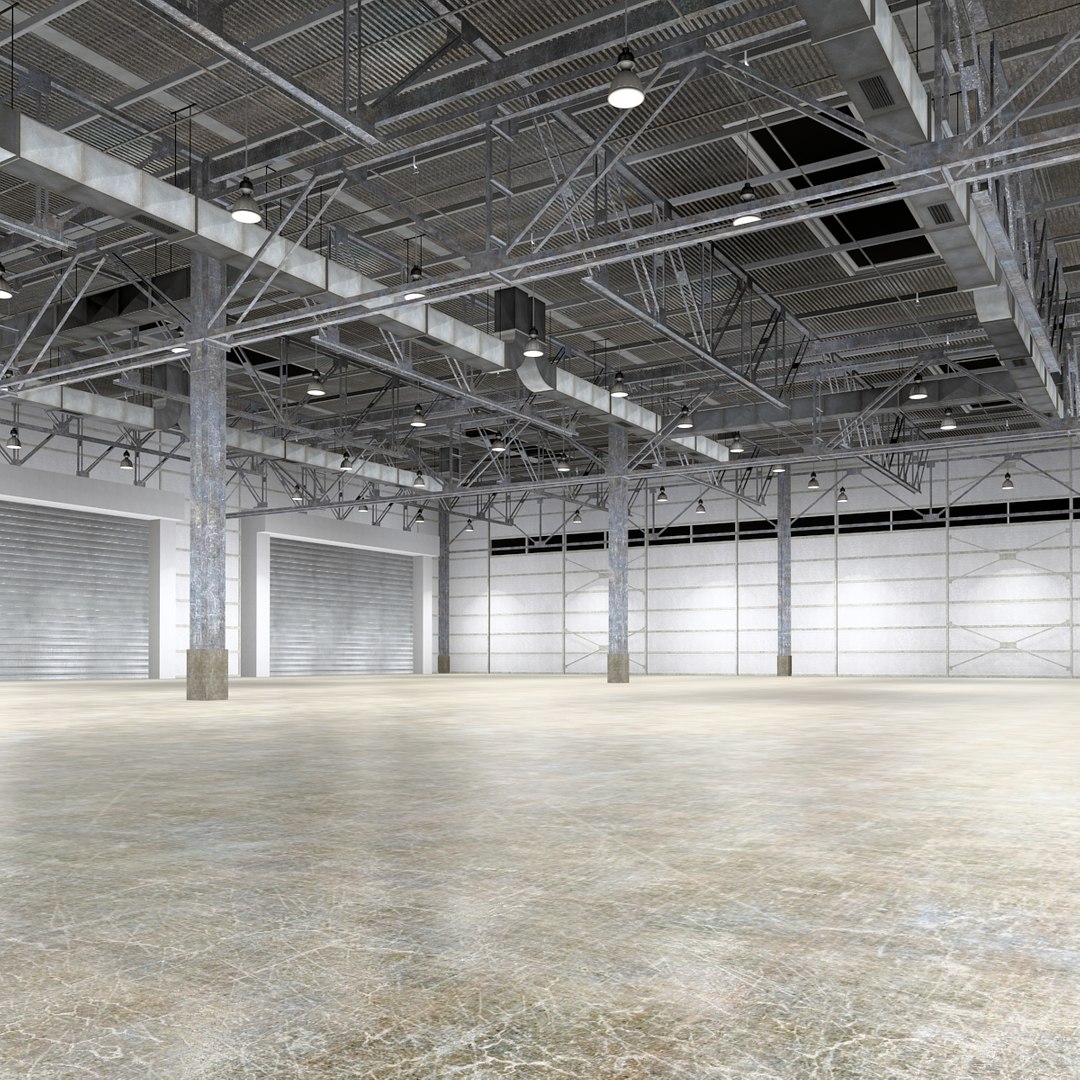 Warehouse Interior Obj